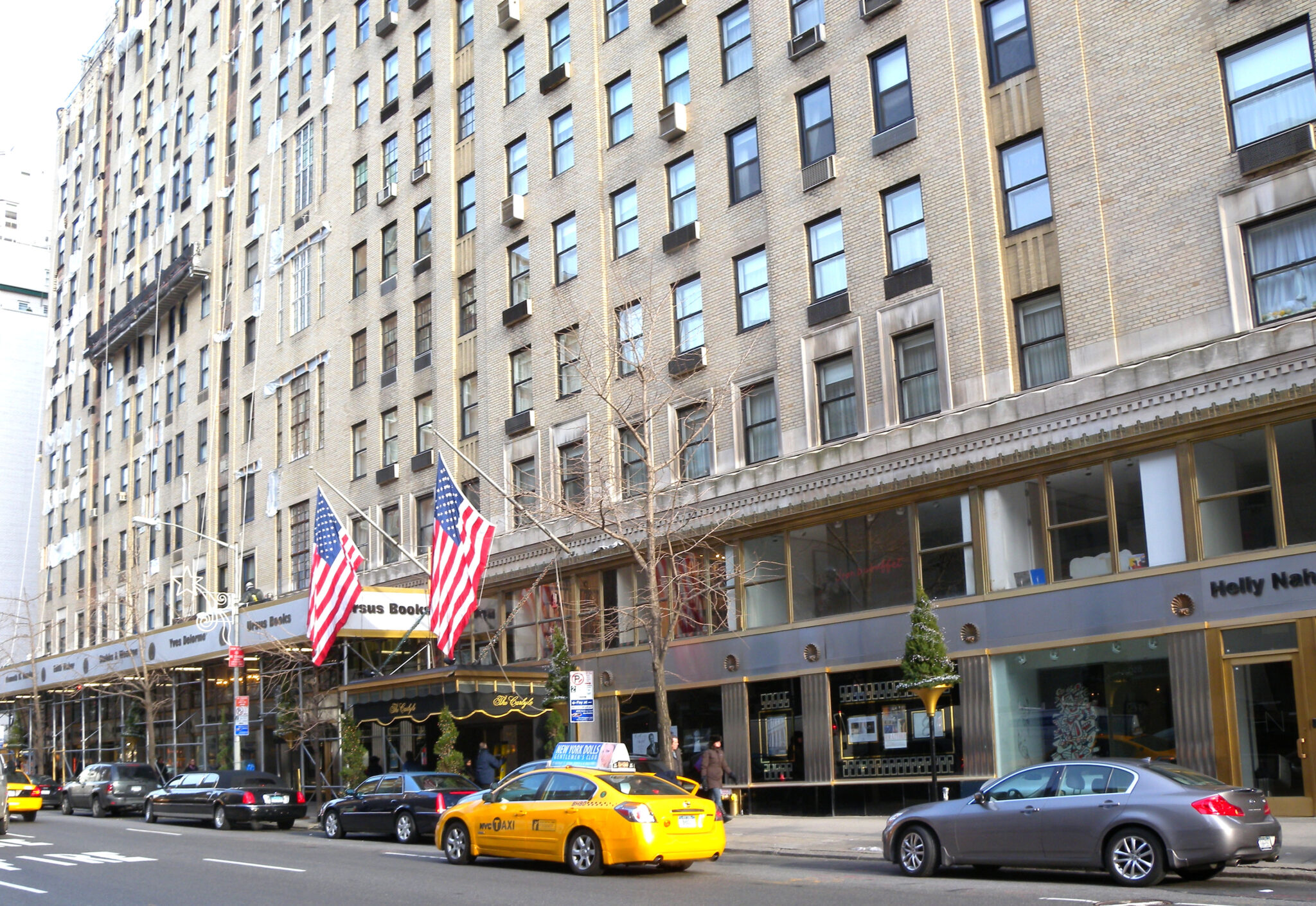 The Carlyle hotel on Madison Avenue